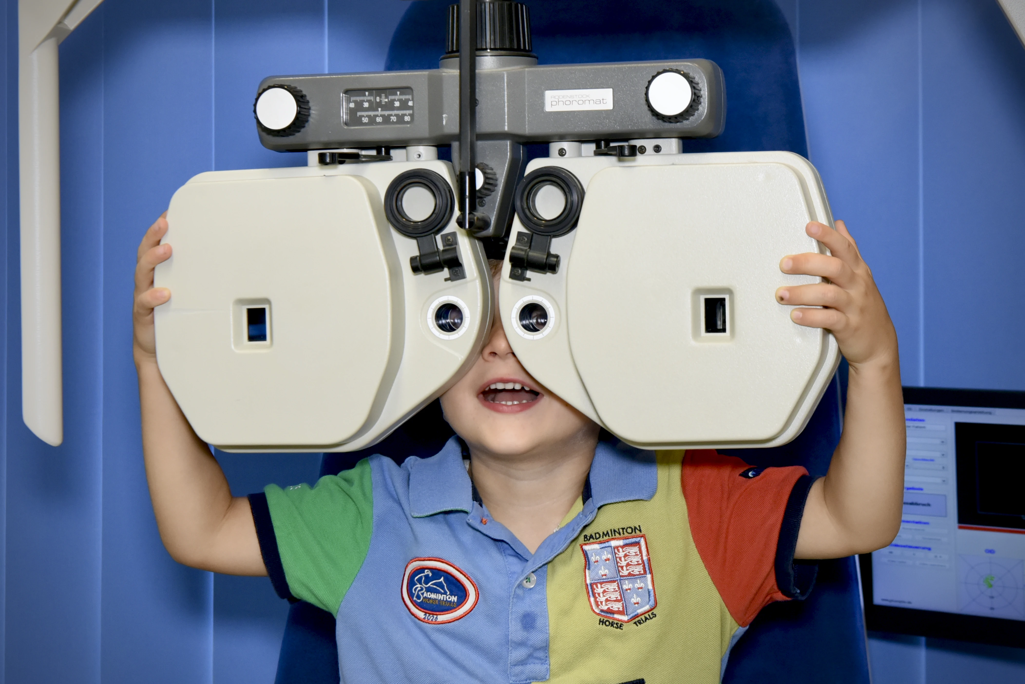 Kindersprechstunde Phoropter