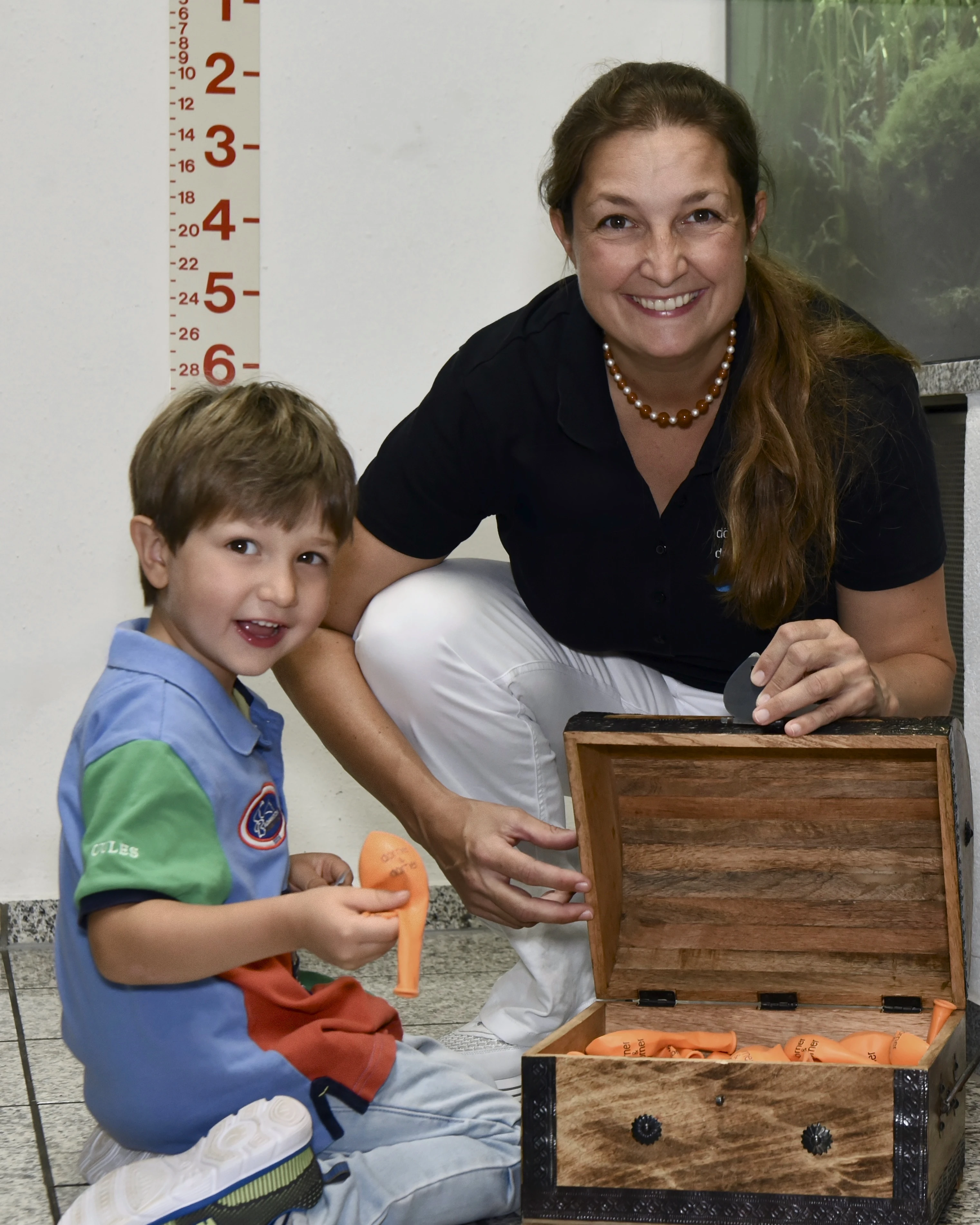Kindersprechstunde Schatztruhe